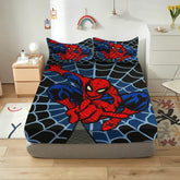 Spider-Man Bedding Set - 2/3pcs Printed Polyester Anime Home Decor - Himpall